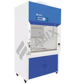 Fume Hood With Digital Air Flow Monitor And Exhaust System