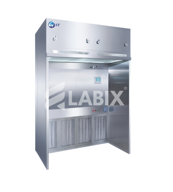 Dispensing and Sampling Booth. Por Reverse Laminar Air Flow
