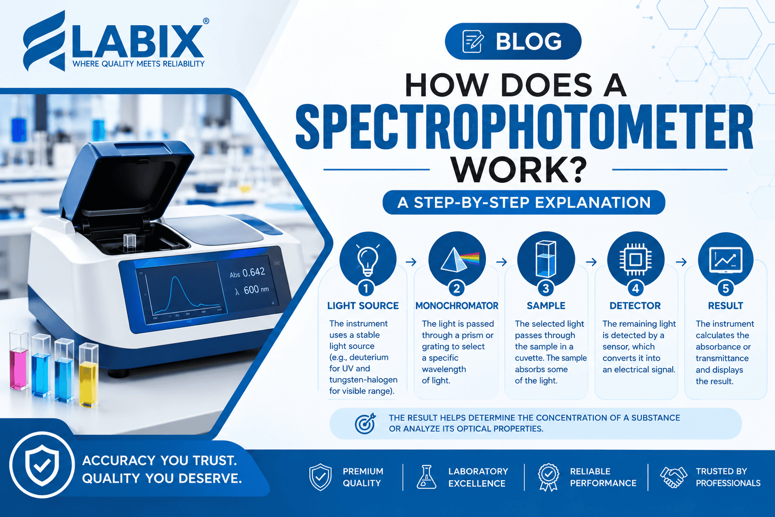 How Does a Spectrophotometer Work? A Step-by-Step Explanation