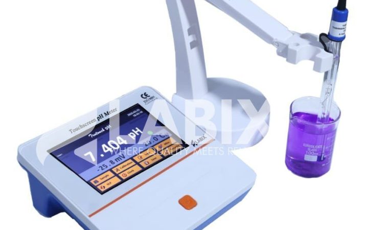 Microprocessor Touch Screen pH Meter 5 Point Calibration