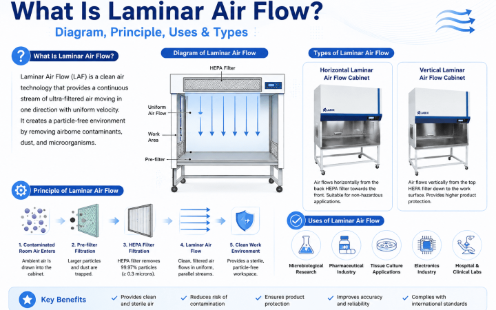 Laminar Air Flow Principle Diagram Chamber Uses and Types